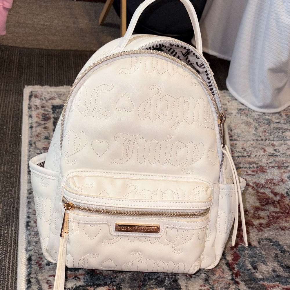 Juicy Couture White Backpack